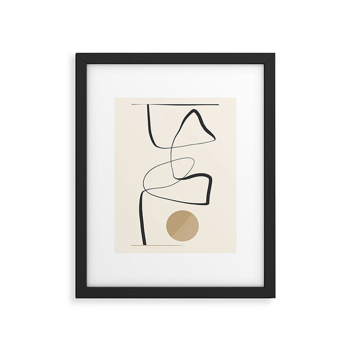 Abstract line art 84 Framed Art Print Gallery Image 1