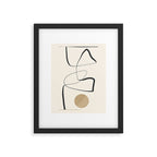 Abstract line art 84 Framed Art Print Gallery Image 5