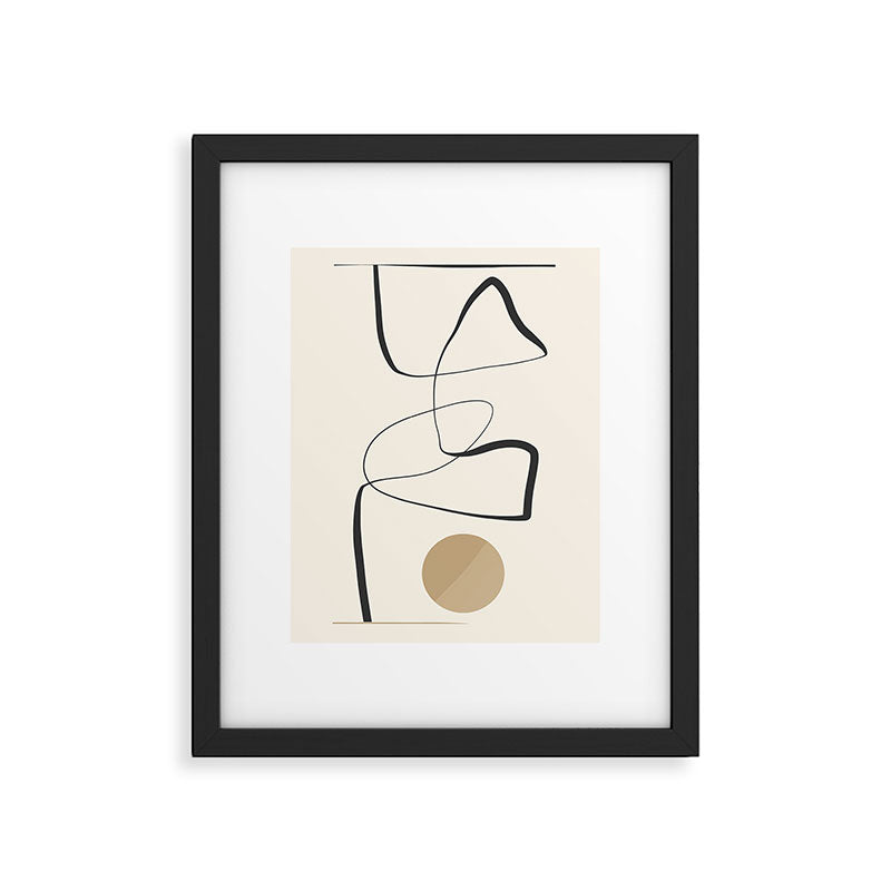 Abstract line art 84 Framed Art Print Gallery Image 5