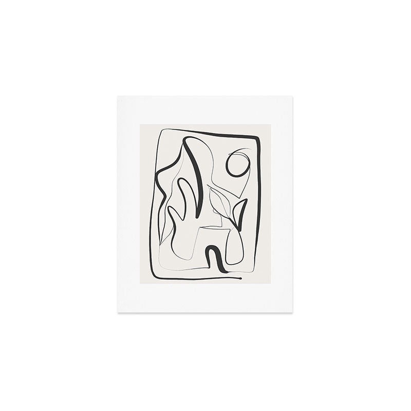 Abstract line art 9 Art Print Gallery Image 1