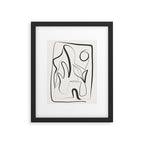 Abstract line art 9 Framed Art Print Gallery Image 5