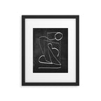 Abstract line art 93 Framed Art Print Gallery Image 5