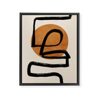 Abstract line art 97 Framed Canvas Print Gallery Image 6