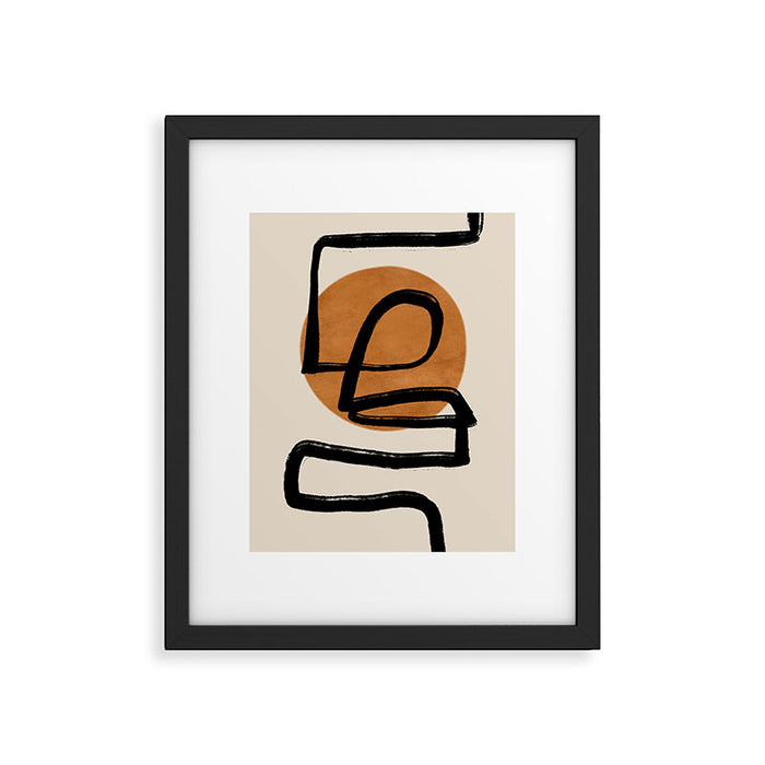 Abstract line art 97 Framed Art Print Gallery Image 1
