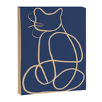 Abstract Line Art Cat 5 Canvas Print Gallery Image 6