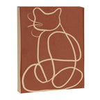 Abstract Line Art Cat 7 Canvas Print Gallery Image 6