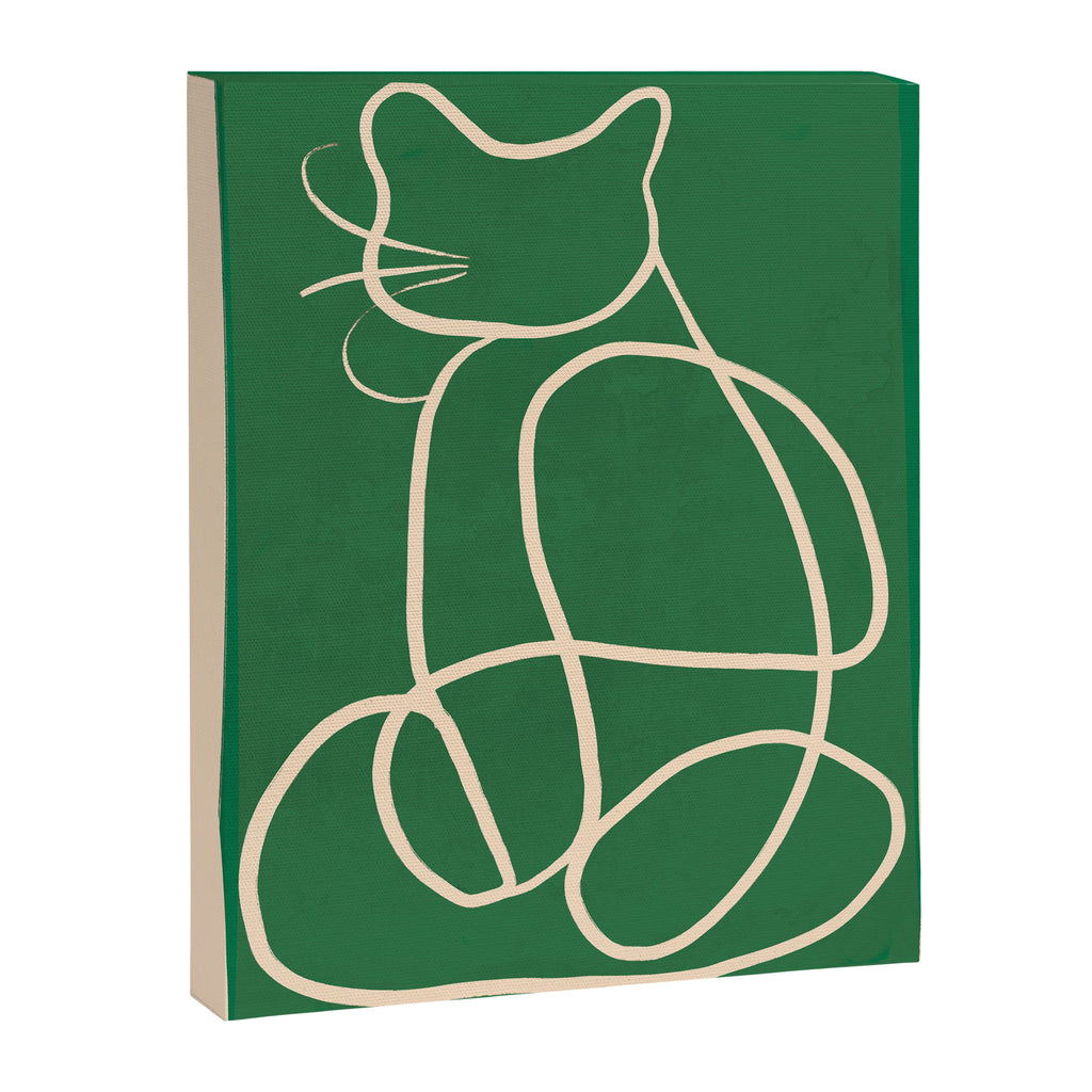 Abstract Line Art Cat 9 Canvas Print Gallery Image 6