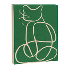 Abstract Line Art Cat 9 Canvas Print Gallery Image 6