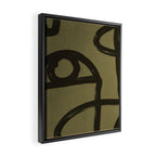 Abstract Line Art Eye 2 Framed Canvas Print Gallery Image 2