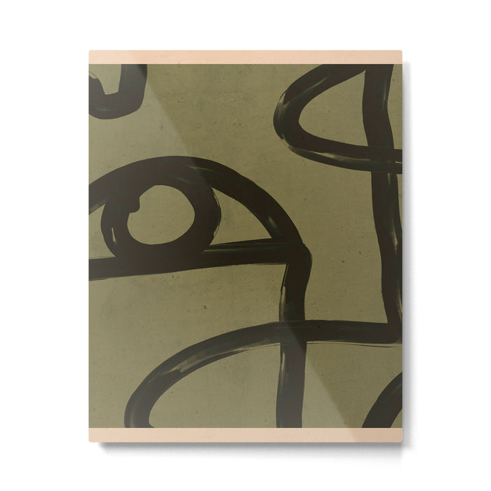 Abstract Line Art Eye 2 Metal Print Gallery Image 1