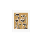 Abstract line art eyes 11 Art Print Gallery Image 1