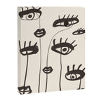 Abstract line art eyes 2 Canvas Print Gallery Image 6