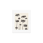 Abstract line art eyes 2 Art Print Gallery Image 1
