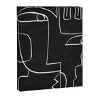 Abstract line art / Face 10 Canvas Print Gallery Image 6
