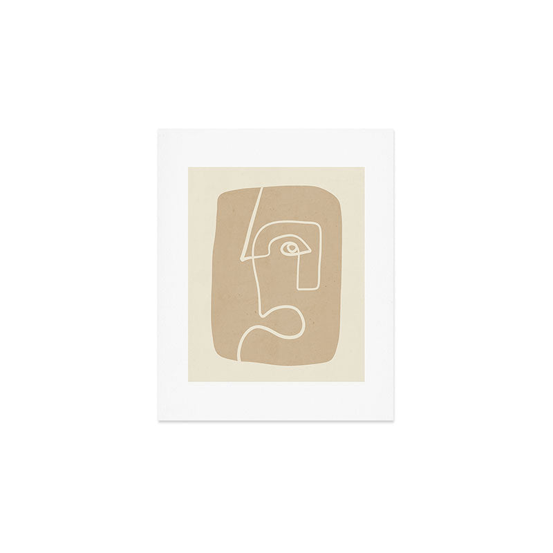 Abstract line art / Face 7 Art Print Gallery Image 1
