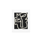 Abstract line art / Face Art Print Gallery Image 1