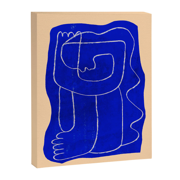 Abstract line art Figure 7 Canvas Print Gallery Image 1