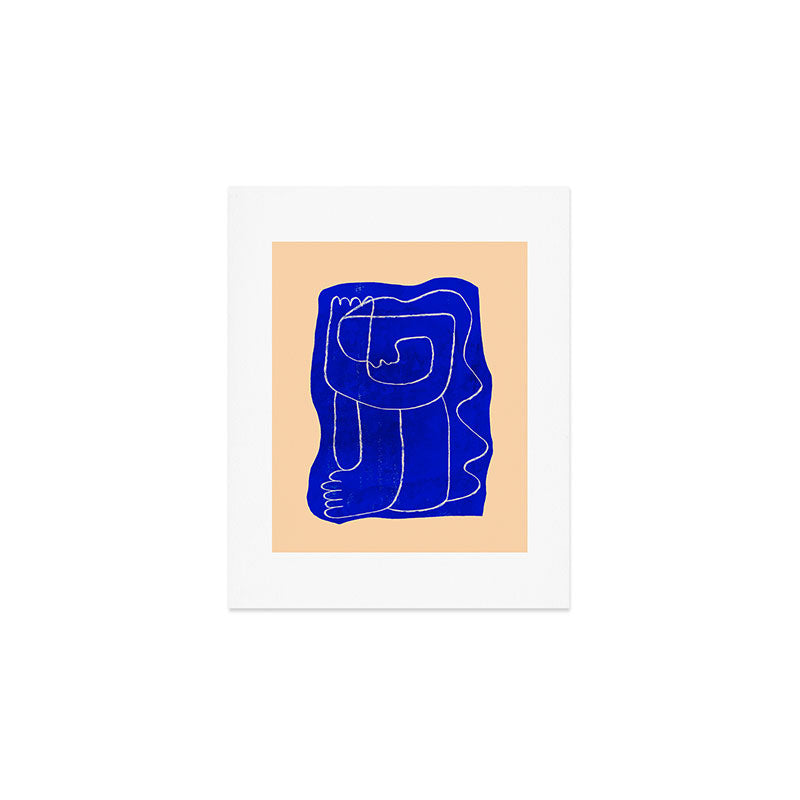 Abstract line art Figure 7 Art Print Gallery Image 1