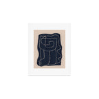 Abstract line art Figure Art Print Gallery Image 1