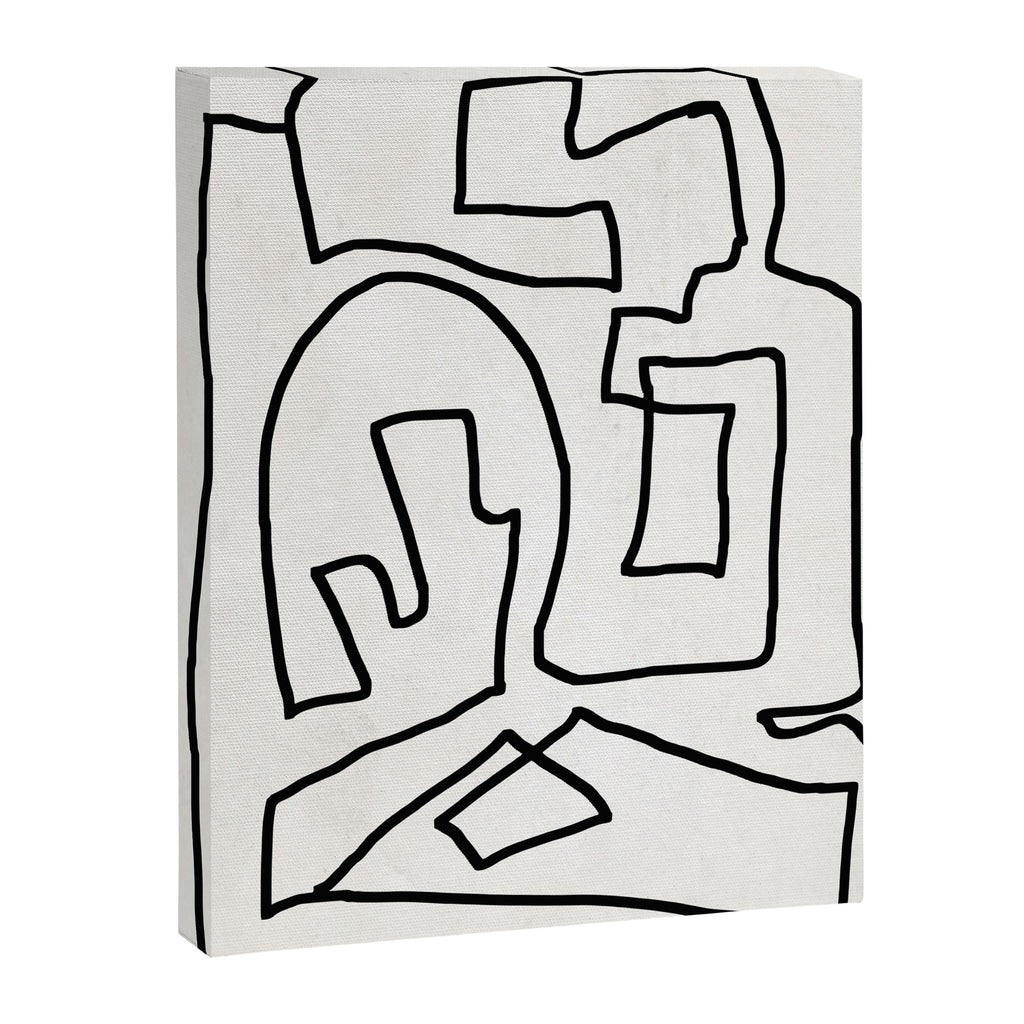 Abstract line art Canvas Print Gallery Image 6