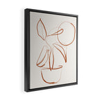 Abstract line art /Plant2 Framed Canvas Print Gallery Image 2