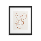 Abstract line art /Plant2 Framed Art Print Gallery Image 5