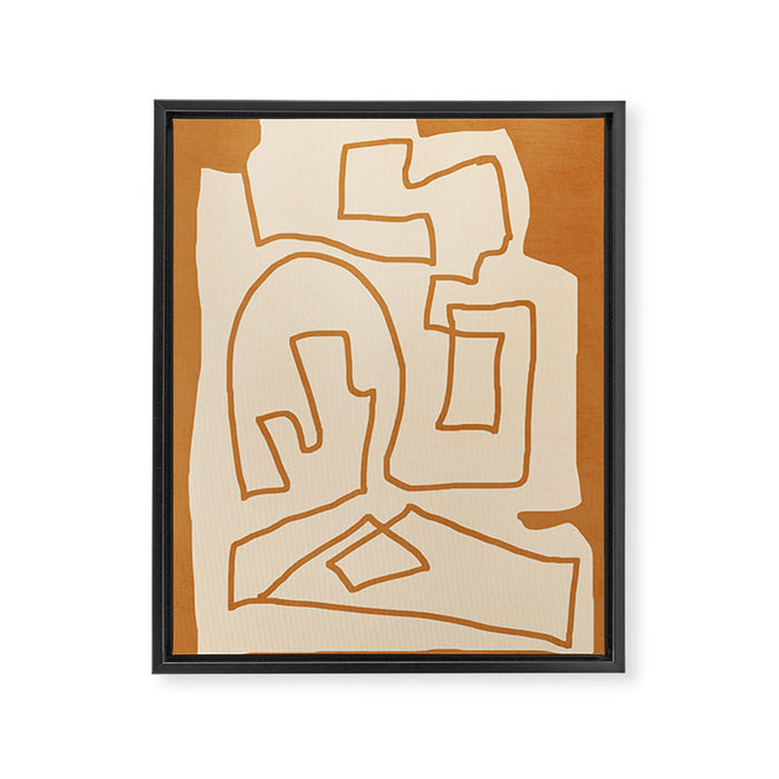 Abstract line art/3 Framed Canvas Print Gallery Image 1