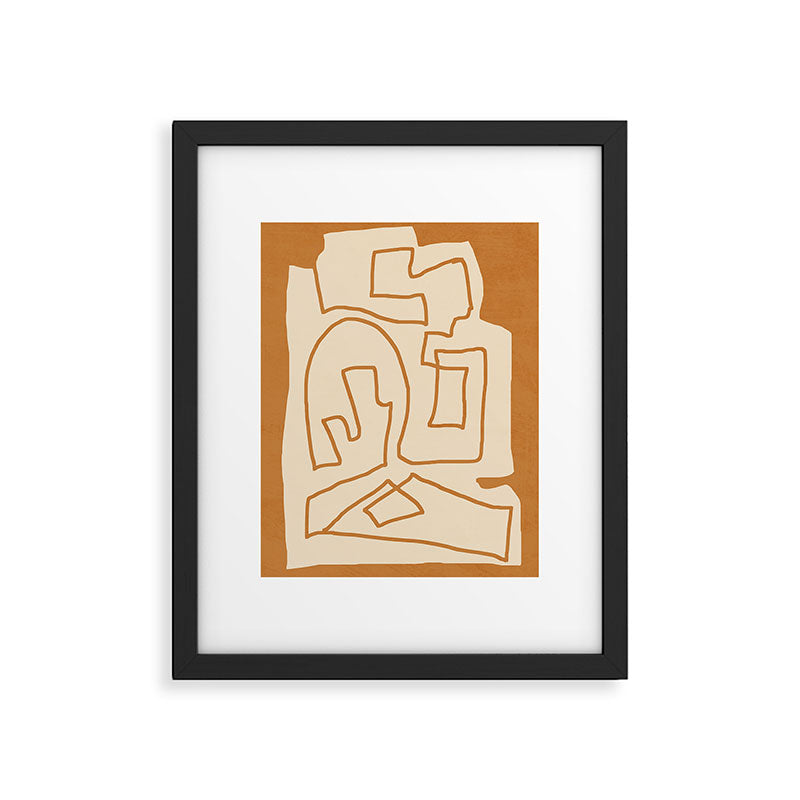 Abstract line art/3 Framed Art Print Gallery Image 5