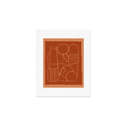Abstract Line Shapes Art Print Gallery Image 1