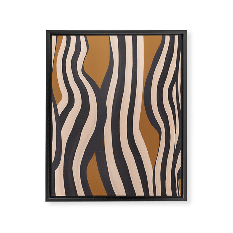 Abstract Lines 2 Framed Canvas Print Gallery Image 6
