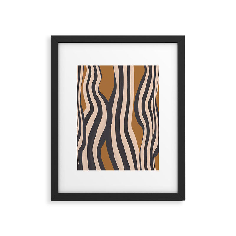Abstract Lines 2 Framed Art Print Gallery Image 5