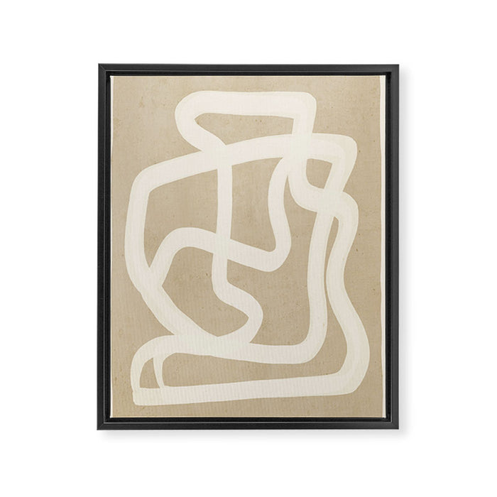 Abstract Lines 23 Framed Canvas Print Gallery Image 1