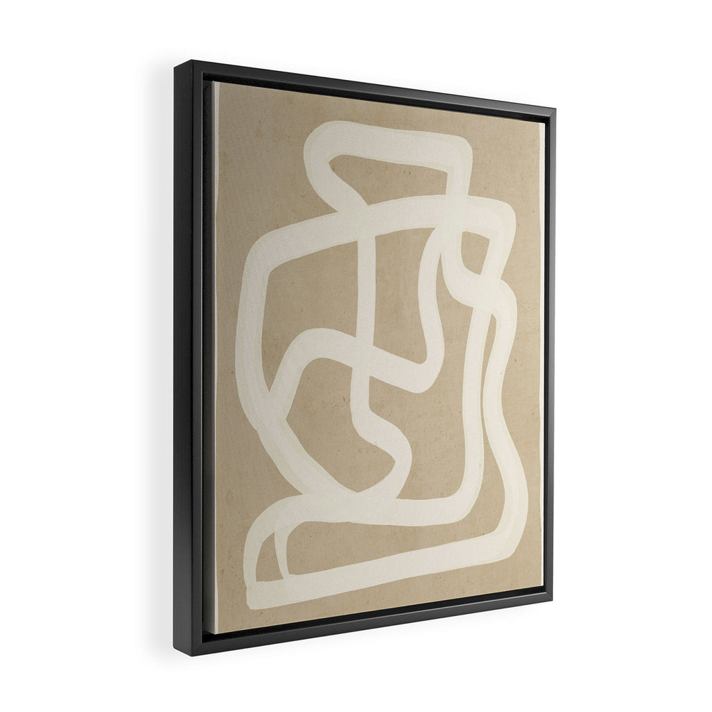 Abstract Lines 23 Framed Canvas Print Gallery Image 2