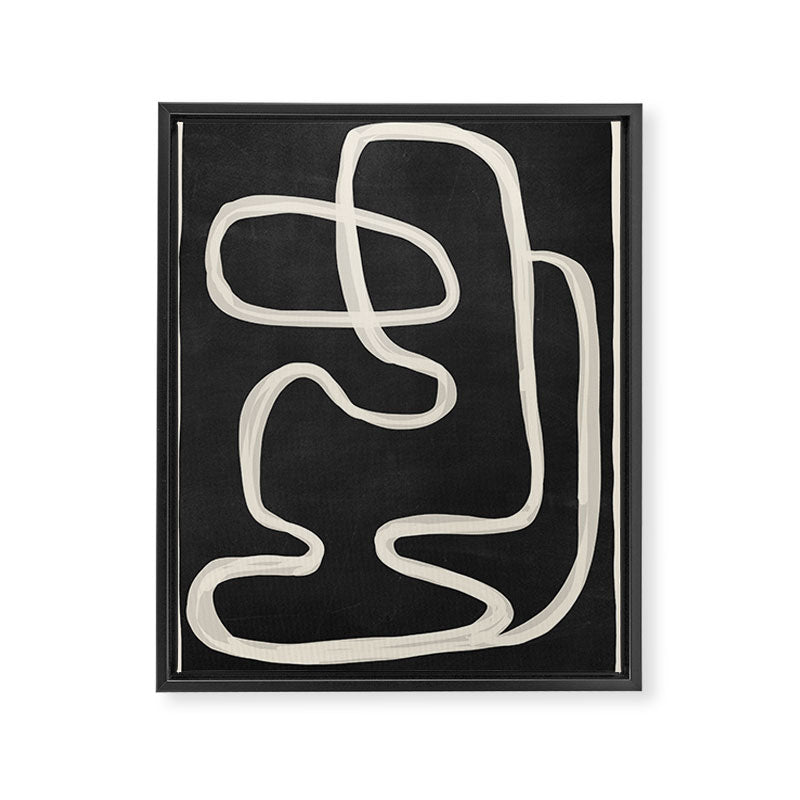 Abstract Lines 24 Framed Canvas Print Gallery Image 6