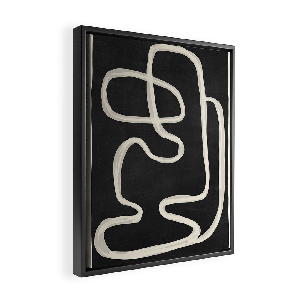 Abstract Lines 24 Framed Canvas Print Gallery Image 2