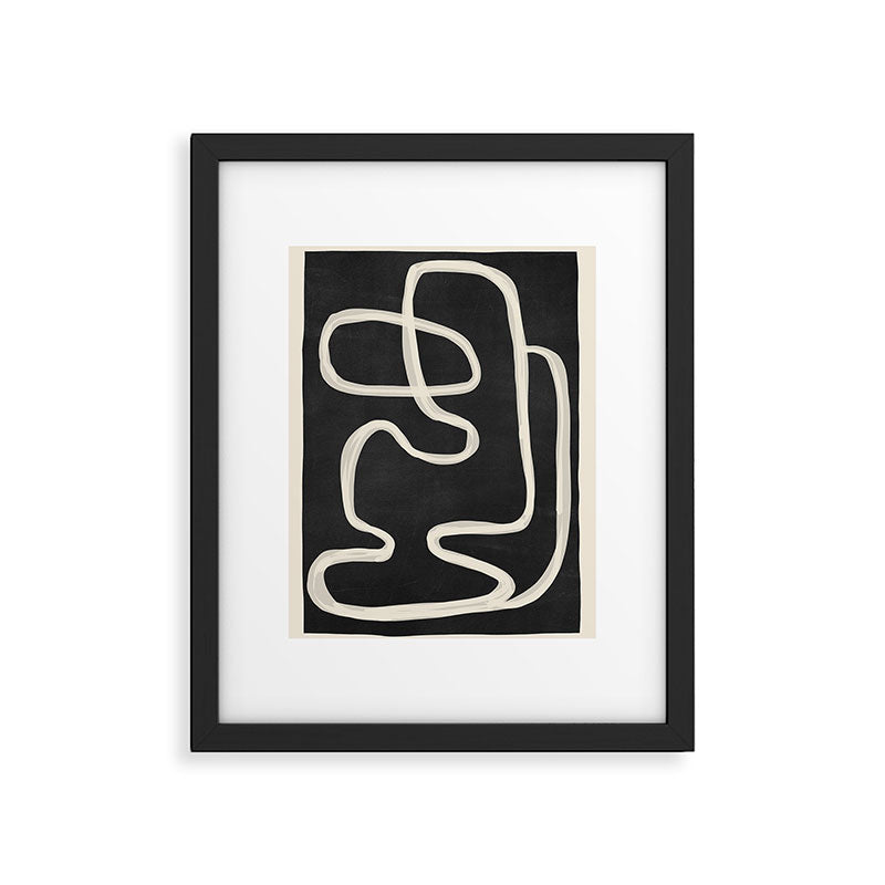 Abstract Lines 24 Framed Art Print Gallery Image 5