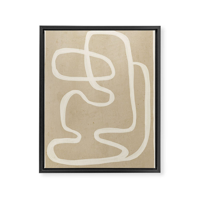 Abstract Lines 27 Framed Canvas Print Gallery Image 1