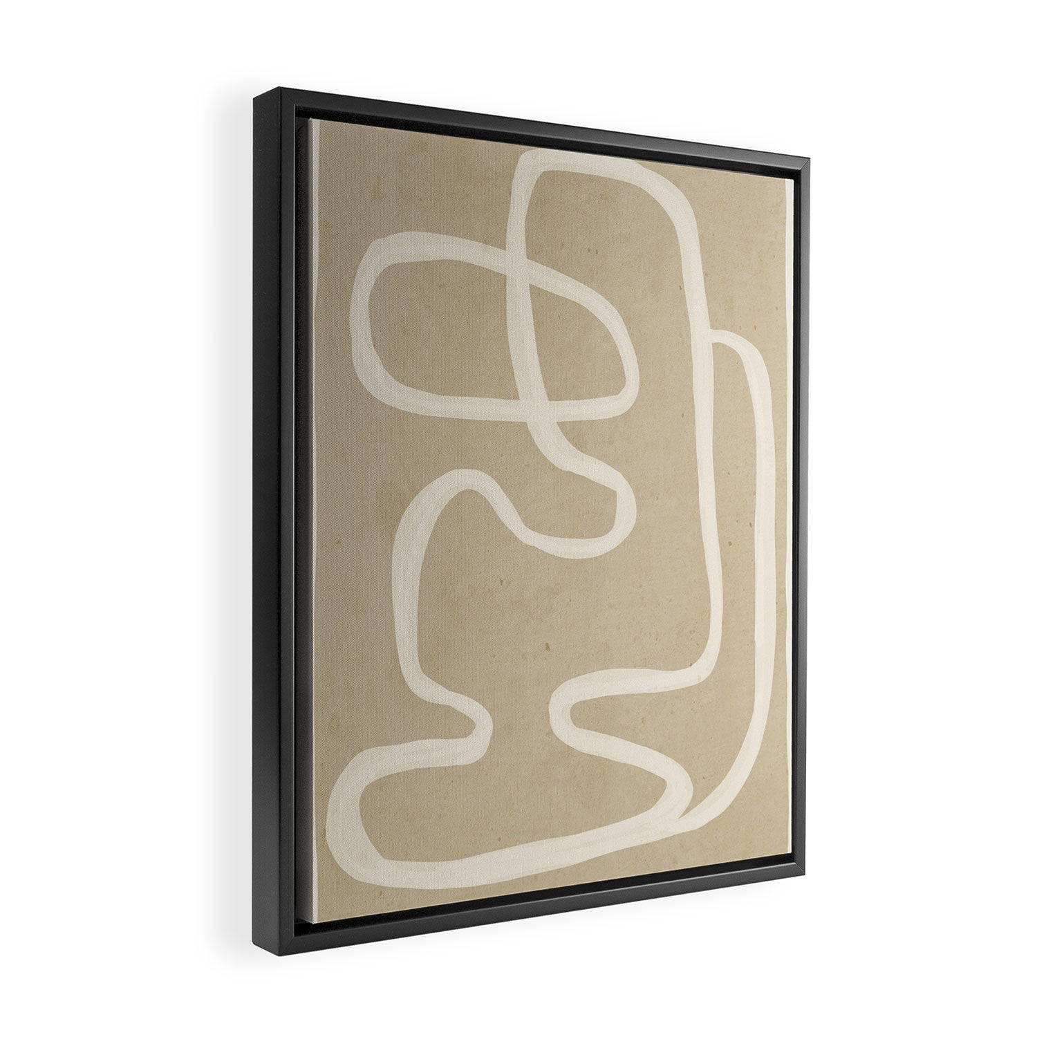 Abstract Lines 27 Framed Canvas Print Gallery Image 2