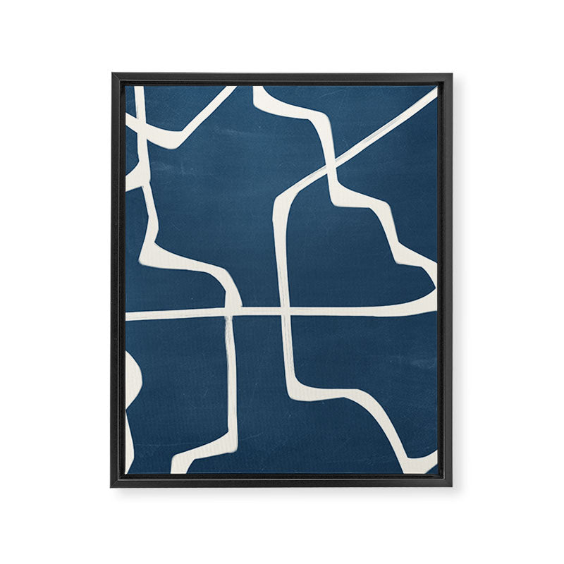 Abstract Lines 3 Framed Canvas Print Gallery Image 6