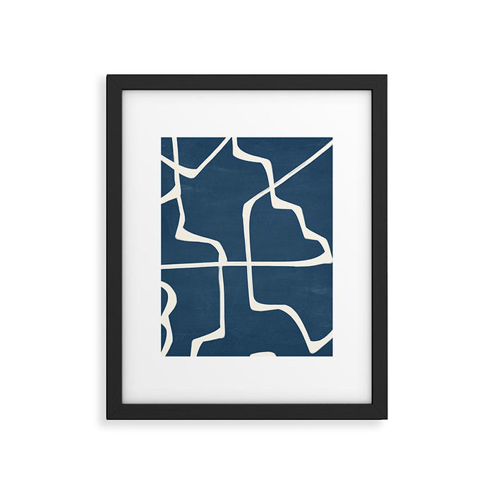 Abstract Lines 3 Framed Art Print Gallery Image 1