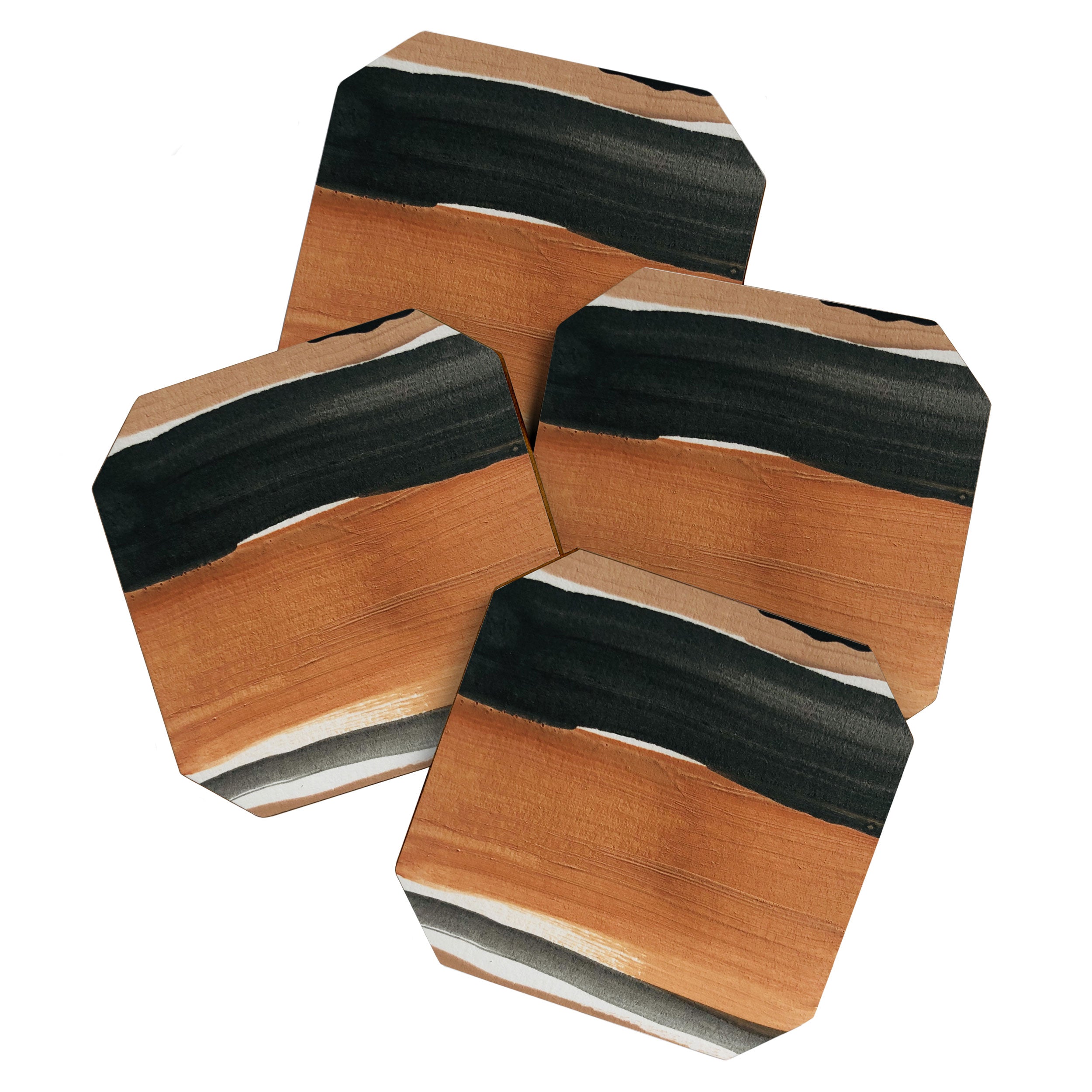 abstract minimal 12 Coaster Gallery Image 1