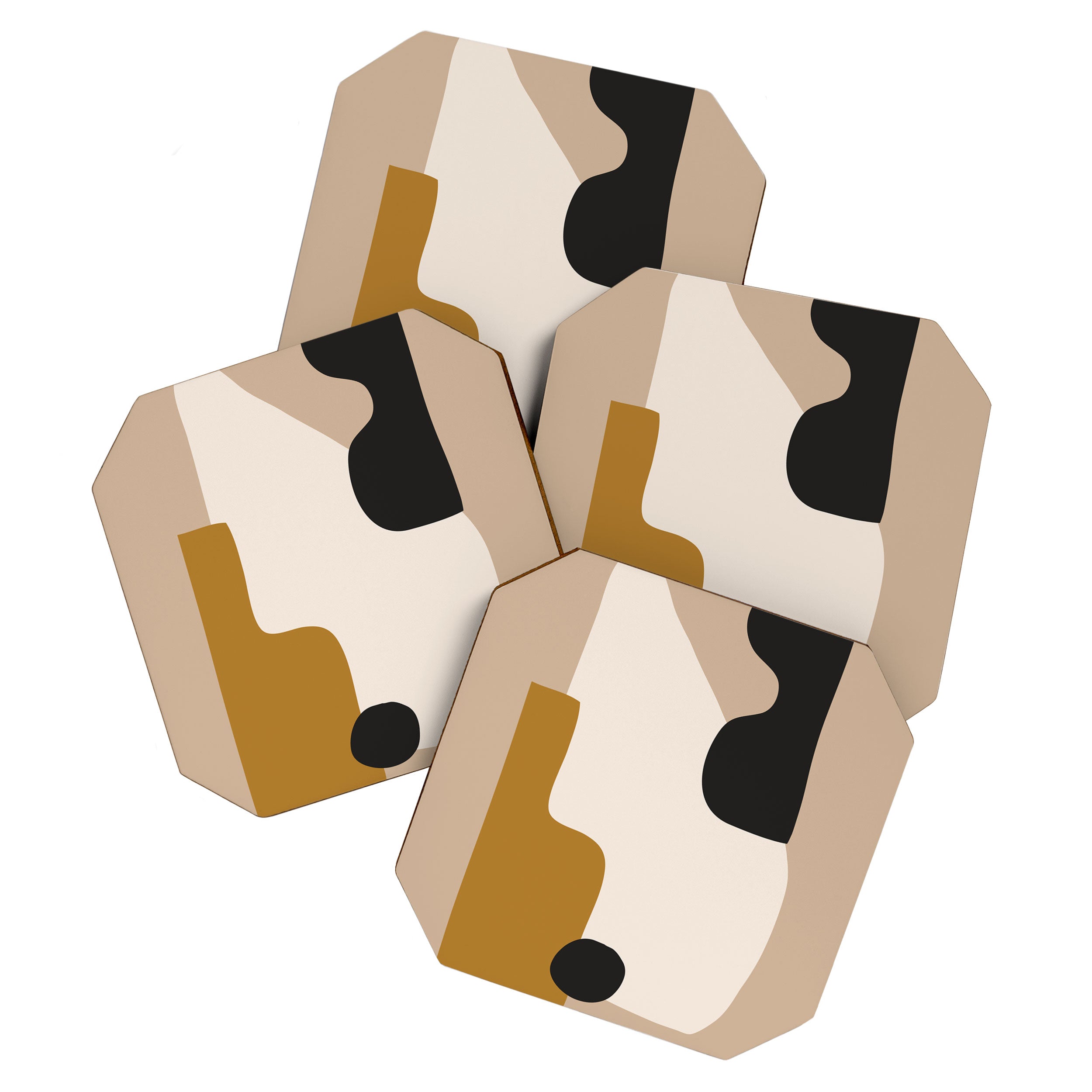 abstract minimal 16 Coaster Gallery Image 1