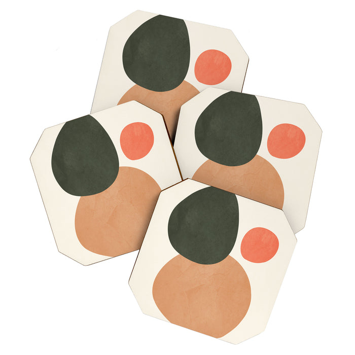 abstract minimal 21 Coaster Gallery Image 1
