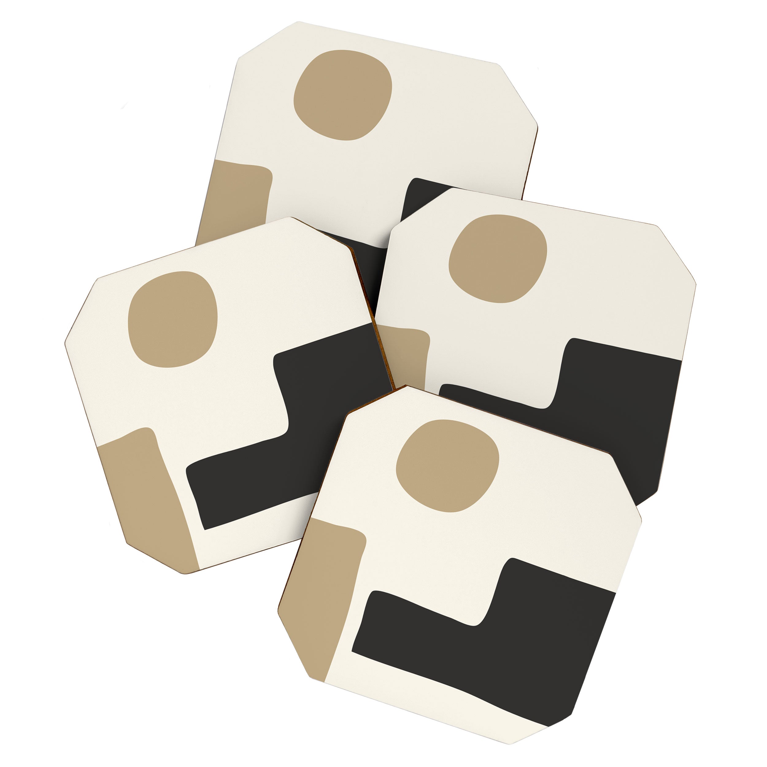 abstract minimal 49 Coaster Gallery Image 1