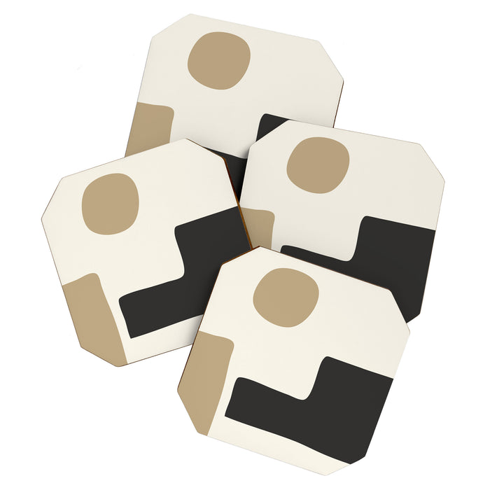 abstract minimal 49 Coaster Gallery Image 1