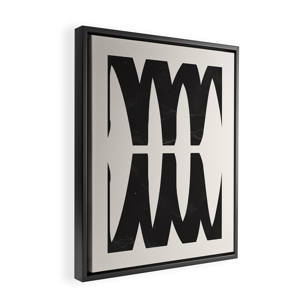 abstract minimal 56 Framed Canvas Print Gallery Image 2