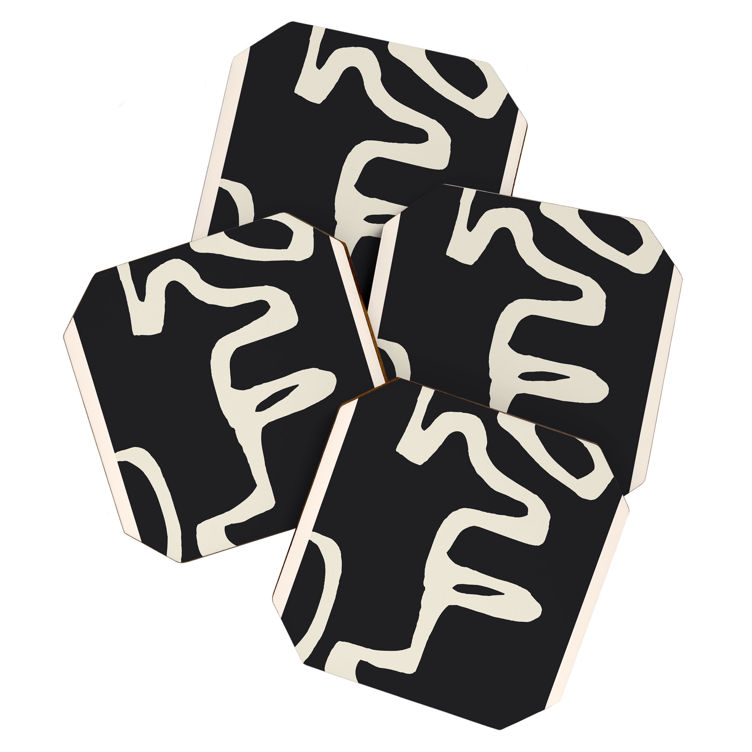 abstract minimal 56 Coaster Gallery Image 1