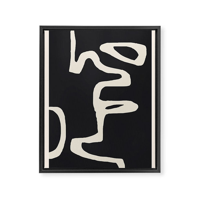 abstract minimal 56 Framed Canvas Print Gallery Image 1