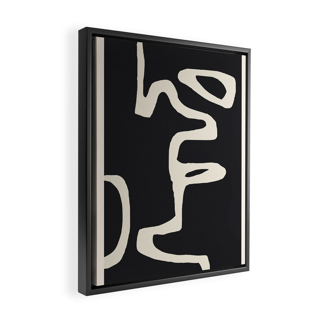 abstract minimal 56 Framed Canvas Print Gallery Image 2