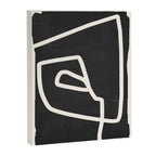 abstract minimal 57 Black & White Canvas Print Gallery Image 6
